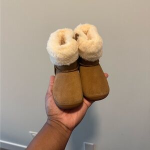 UGG Tan and Cream Kids Boots